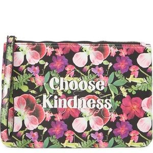 BETSY JOHNSON choose kindness flora pouch